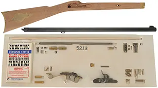 Thompson Center Hawken Rifle Kit,
.50 caliber, 28" barrel,
percussion, walnut, brass trim,
unassembled, in the factory carton